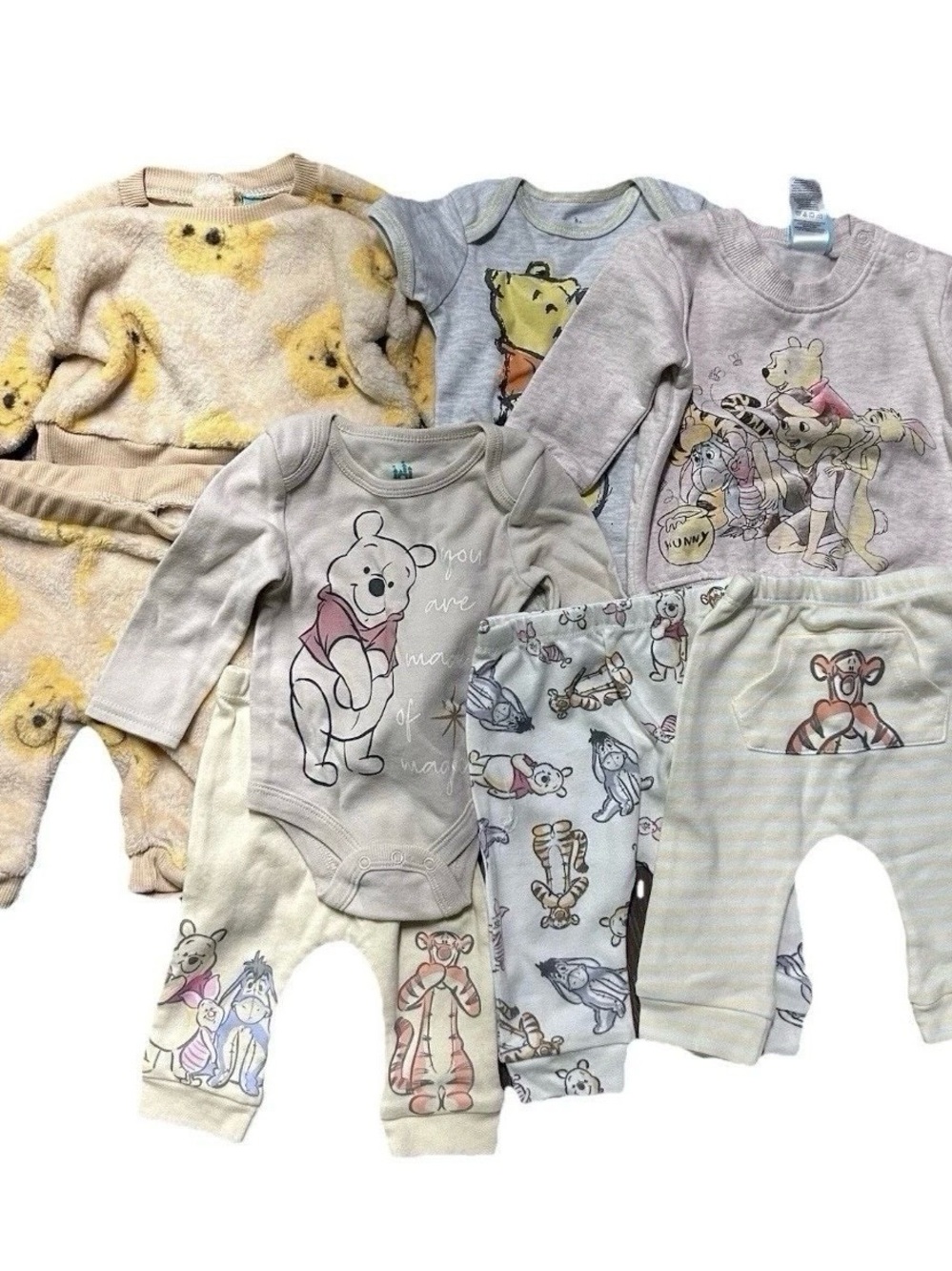 Disney Baby Winnie The Pooh Matching Sets Size 0-3 Months